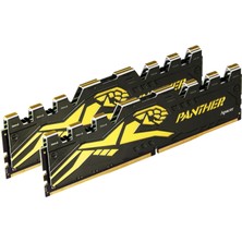 Apacer AH4U16G32C28Y7GAA-2 Panther Black-Gold 16GB (2X8GB Kit) 3200MHZ Ddr4