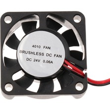 Sharplace 2x Dc 24 V 40 mm Masaüstü Bilgisayar Kasası Cpu Soğutucu Fırçasız Soğutma Sessiz Fan (Yurt Dışından)