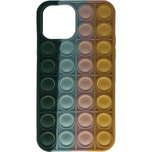 Nettech Apple iPhone 12 Pro Uyumlu Pop It Game Silikon Kılıf