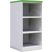 Woody Life 3 Raflı Çocuk Odası Anaokulu Kreş Dolap Meslek Temalı