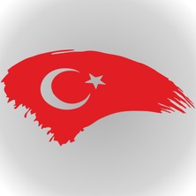 Quart Aksesuar Türk Bayrağı Türkiye Bayrak Sticker