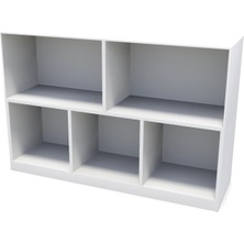 Woody Life Beş Gözlü Çocuk Odası Anaokulu Kreş Dolap