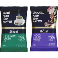 Shazel Naneli ve Çikolatalı Hazır Türk Kahvesi 100 gr x 2 Adet