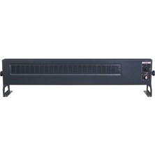 Heatbox 360 Derece Dönebilir Monofaze Fanlı Elektrikli Isıtıcı Füme Renk 3000-6000W