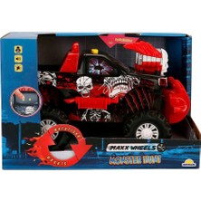 Maxx Wheels Monster Hunt Sesli ve Işıklı Motorize Araba 30 cm S00002951