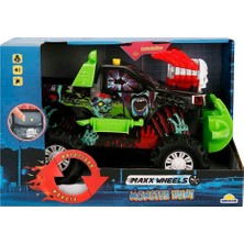 Maxx Wheels Monster Hunt Sesli ve Işıklı Motorize Araba 30 cm S00002951