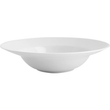 Porland 25 cm Beyaz Makarna Çukur Tabak