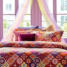 Bella Maison %100 Pamuk Saten Moroccan Tek Kişilik Nevresim Seti (160x220 cm)