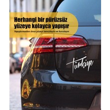 Stickrmarket | Türkiye El Yazısı | Araba Laptop Duvar Folyo Sticker 10 x 6 cm