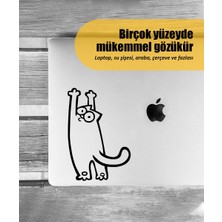 Stickrmarket | Gerinen Kedi | Araba Laptop Duvar Folyo Sticker 10 x 15 cm