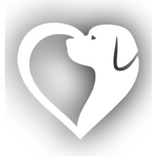 Stickrmarket | Köpek Aşkı | Araba Laptop Duvar Folyo Sticker 5 x 5 cm