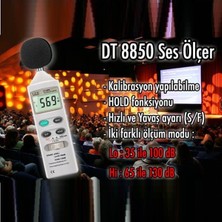 Cem DT-8850 Gürültü ve Ses Ölçüm Cihazı