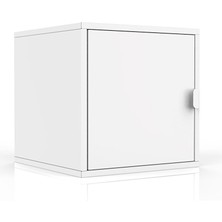 Wugge Demonte Küp Metal Dolap Beyaz 35 x 35 x 35 cm