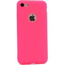 Kupa Apple iPhone Se 2020 Kılıf Kamera Korumalı Ince Darbe Emici Leke Tutmaz Silikon Kapak Pembe