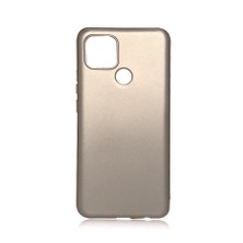 Kupa Oppo A15 Kılıf Kamera Korumalı Ince Darbe Emici Leke Tutmaz Silikon Kapak Gold