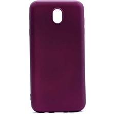 Kupa Samsung Galaxy J730 Pro Kılıf Kamera Korumalı Ince Darbe Emici Leke Tutmaz Silikon Kapak Mor