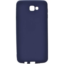 Kupa Samsung Galaxy J7 Prime Kılıf Kamera Korumalı Ince Darbe Emici Leke Tutmaz Silikon Kapak Lacivert