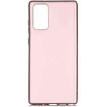Kupa Samsung Galaxy Note 20 Kılıf Kamera Korumalı Ince Darbe Emici Leke Tutmaz Silikon Kapak Rose Gold