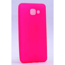 Kupa Samsung Galaxy A7 2016 Kılıf Kamera Korumalı Ince Darbe Emici Leke Tutmaz Silikon Kapak Pembe