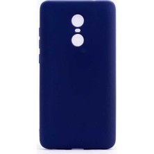 Kupa Xiaomi Redmi Note 4x Kılıf Kamera Korumalı Ince Darbe Emici Leke Tutmaz Silikon Kapak Lacivert