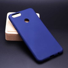 Kupa Huawei Honor 7x Kılıf Kamera Korumalı Ince Darbe Emici Leke Tutmaz Silikon Kapak Lacivert