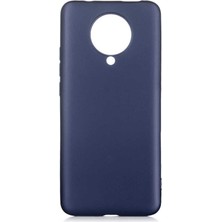 Kupa Xiaomi Redmi K30 Pro Kılıf Kamera Korumalı Ince Darbe Emici Leke Tutmaz Silikon Kapak Lacivert