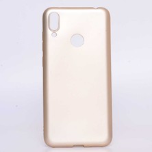 Kupa Huawei Honor Play Kılıf Kamera Korumalı Ince Darbe Emici Leke Tutmaz Silikon Kapak Gold