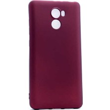 Kupa Xiaomi Redmi 4 Kılıf Kamera Korumalı Ince Darbe Emici Leke Tutmaz Silikon Kapak Mürdüm