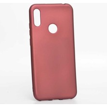 Kupa Huawei Honor 8A Kılıf Kamera Korumalı Ince Darbe Emici Leke Tutmaz Silikon Kapak Mürdüm