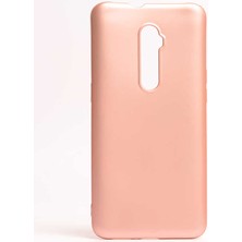 Kupa Oppo Reno 10X Zoom Kılıf Kamera Korumalı Ince Darbe Emici Leke Tutmaz Silikon Kapak Rose Gold
