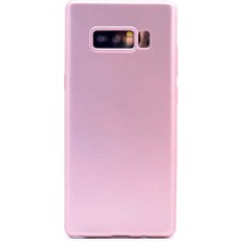 Kupa Samsung Galaxy Note 8 Kılıf Kamera Korumalı Ince Darbe Emici Leke Tutmaz Silikon Kapak Rose Gold