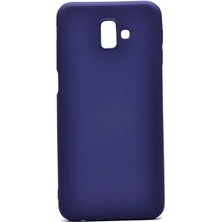 Kupa Samsung Galaxy J6 Plus Kılıf Kamera Korumalı Ince Darbe Emici Leke Tutmaz Silikon Kapak Lacivert