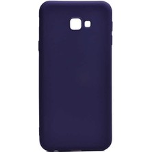 Kupa Samsung Galaxy J4 Plus Kılıf Kamera Korumalı Ince Darbe Emici Leke Tutmaz Silikon Kapak Lacivert