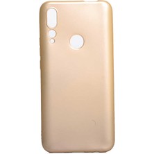 Kupa Huawei Y9 Prime 2019 Kılıf Kamera Korumalı Ince Darbe Emici Leke Tutmaz Silikon Kapak Gold