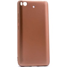 Kupa Xiaomi Mi 5s Kılıf Kamera Korumalı Ince Darbe Emici Leke Tutmaz Silikon Kapak Gold