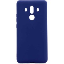 Kupa Huawei Mate 10 Pro Kılıf Kamera Korumalı Ince Darbe Emici Leke Tutmaz Silikon Kapak Lacivert