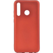 Kupa Huawei Honor 20 Lite Kılıf Kamera Korumalı Ince Darbe Emici Leke Tutmaz Silikon Kapak Kırmızı