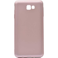 Kupa Samsung Galaxy J7 Prime Kılıf Kamera Korumalı Ince Darbe Emici Leke Tutmaz Silikon Kapak Rose Gold