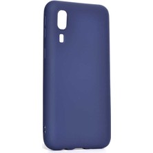 Kupa Samsung Galaxy A2 Core Kılıf Kamera Korumalı Ince Darbe Emici Leke Tutmaz Silikon Kapak Lacivert