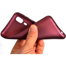 Kupa Samsung Galaxy A2 Core Kılıf Kamera Korumalı Ince Darbe Emici Leke Tutmaz Silikon Kapak Mürdüm