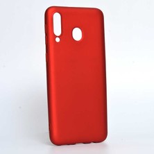 Kupa Samsung Galaxy M30 Kılıf Kamera Korumalı Ince Darbe Emici Leke Tutmaz Silikon Kapak Kırmızı