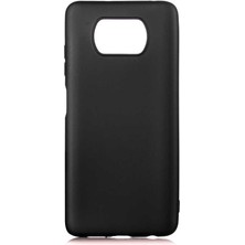 Kupa Xiaomi Poco X3 Kılıf Kamera Korumalı Ince Darbe Emici Leke Tutmaz Silikon Kapak Siyah