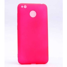 Kupa Xiaomi Redmi 4x Kılıf Kamera Korumalı Ince Darbe Emici Leke Tutmaz Silikon Kapak Pembe