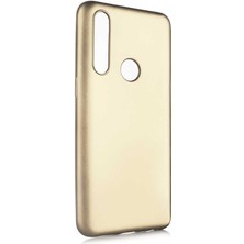 Kupa Oppo A31 Kılıf Kamera Korumalı Ince Darbe Emici Leke Tutmaz Silikon Kapak Gold