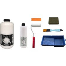 Cadence Antik Beyaz Boya 2 Litre + Mat Vernik Set 500 ml
