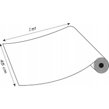 Alkor 380-0042 Krem Ahşap Desen Yapışkanlı Folyo (45CM x 1mt)