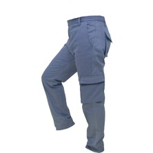 Ssm Sesam Grup Gabardin Kargo Cepli Klasik Iş Pantolonu Gri