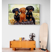 MonoStella Köpek Resimi- Kanvas Tablo