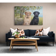 MonoStella Köpek Resimi- Kanvas Tablo