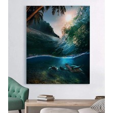 Stella Store Kaplumbağa Kanvas Tablo